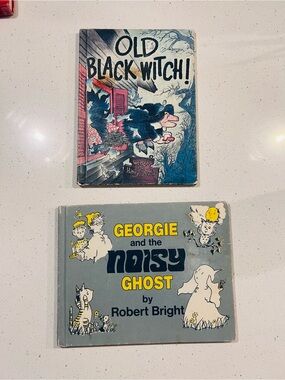 Vintage children’s books Black Witch & Georgie & the Noisy Ghost book Set